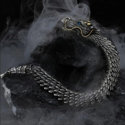 Handmade Golden Horn Dragon Bracelet