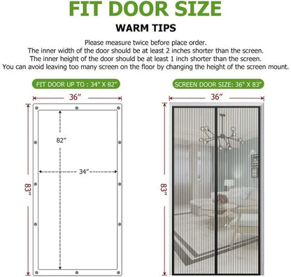 Magnetic Screen Door