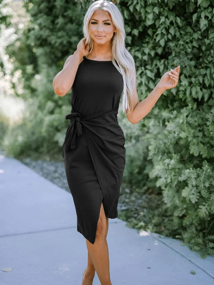 Casual Sleeveless Midi Dresses