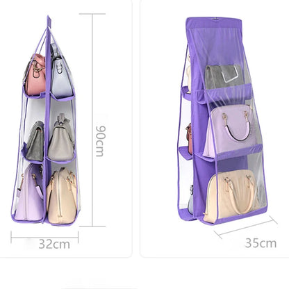 Double-Sided Six-Layer Hanging Storage Bag