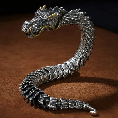 Handmade Golden Horn Dragon Bracelet